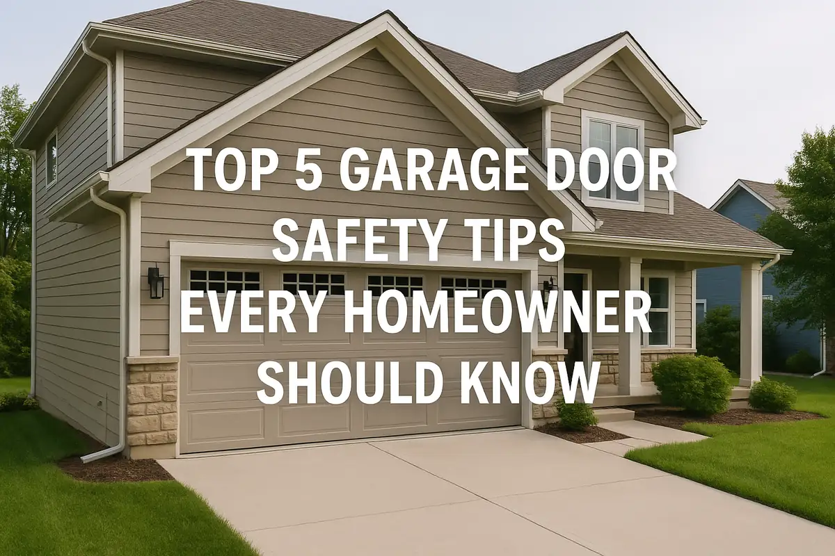 Top 5 Garage Door Safety Tips Every Homeowner in Sacramento Should Know