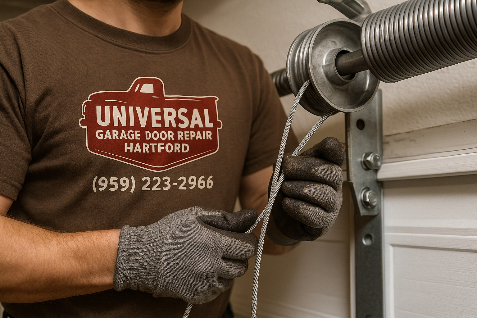 Garage Door Cable Repair in Cool
