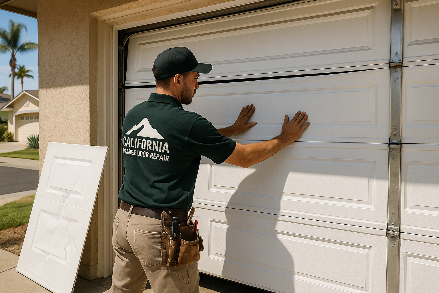 Garage Door Panel Replacement in Wheatland