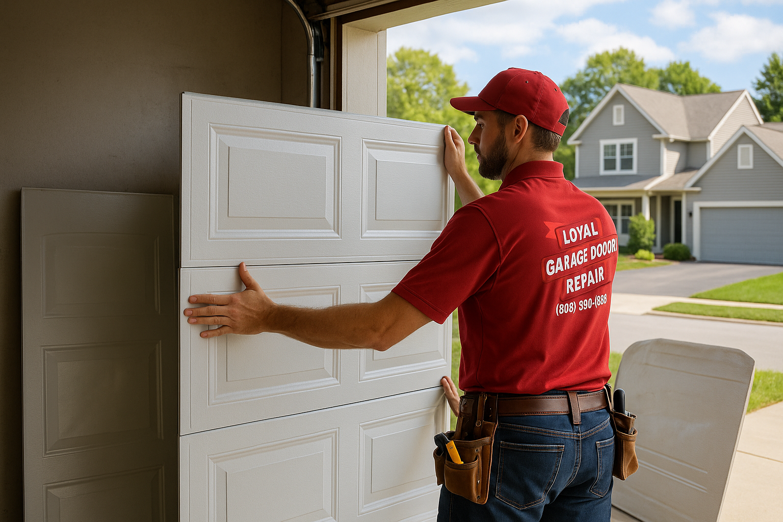 Garage Door Panel Replacement in Napa