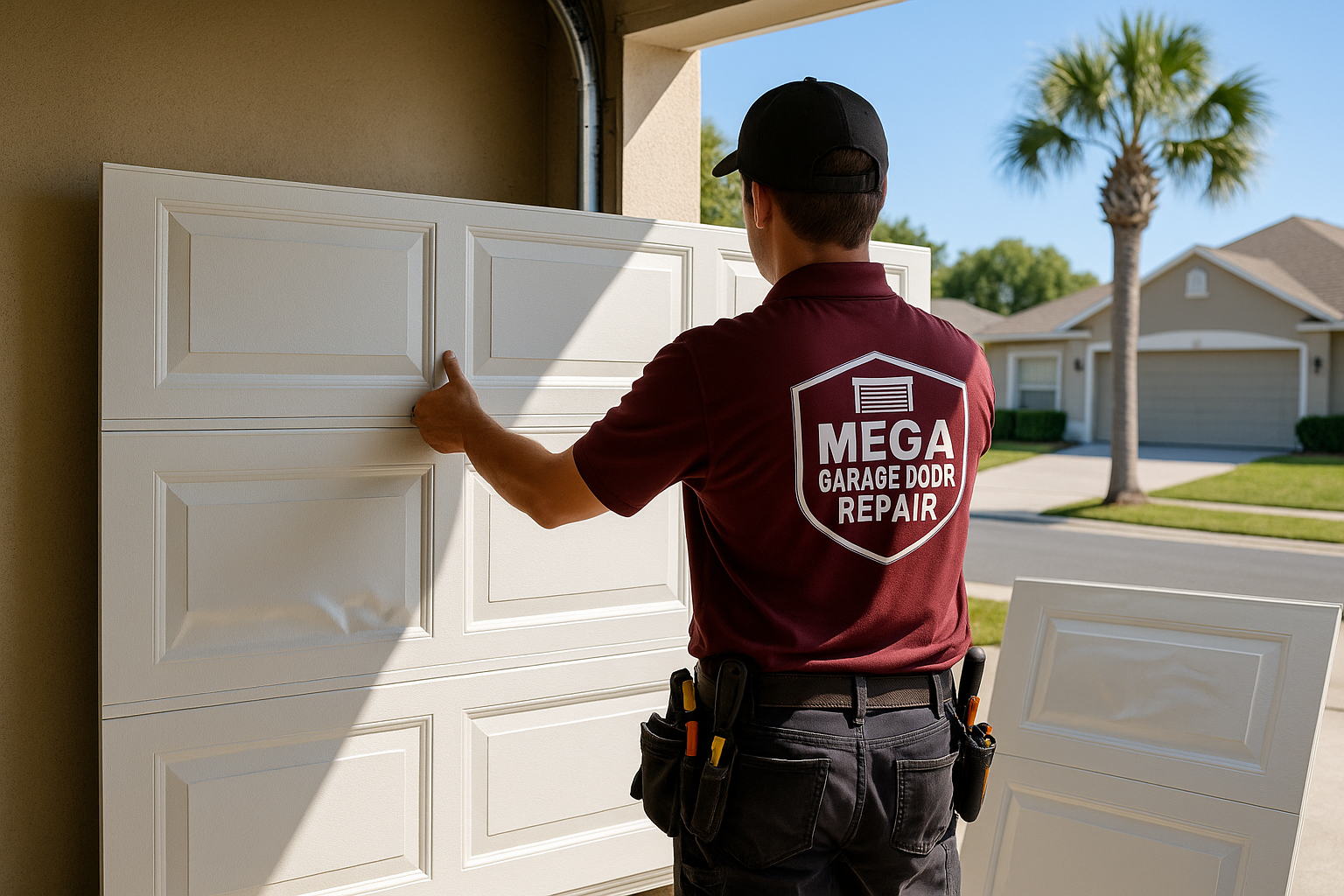 Garage Door Panel Replacement in Cool