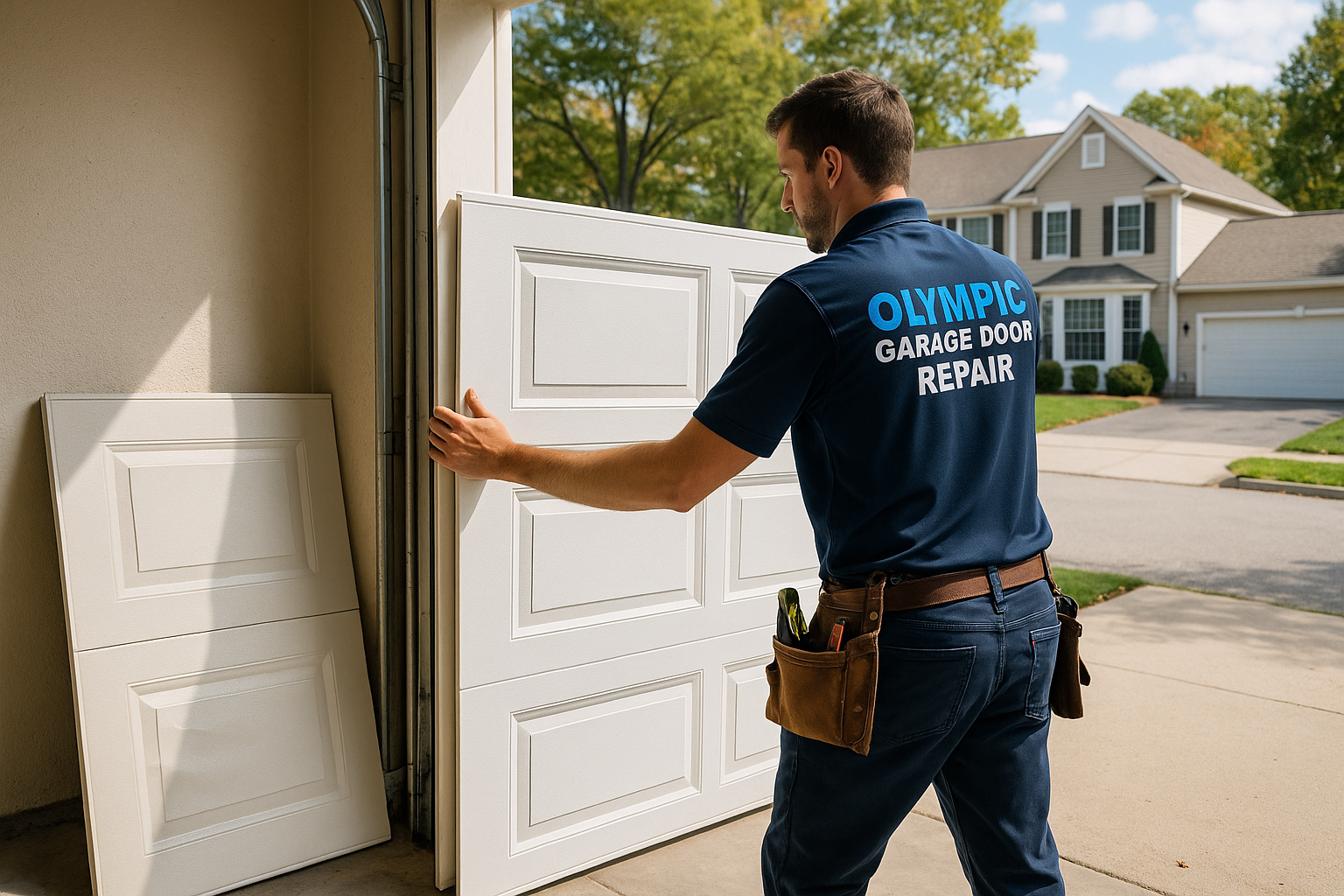 Garage Door Panel Replacement in Penn Valley