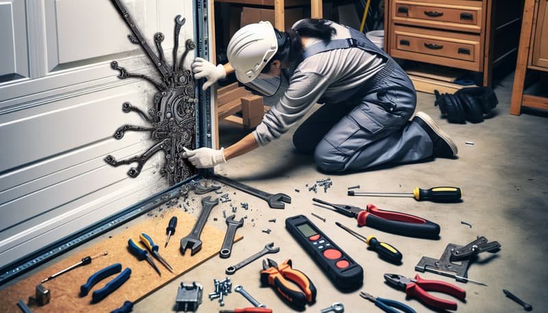 Garage Door Panel Replacement service in Roseville