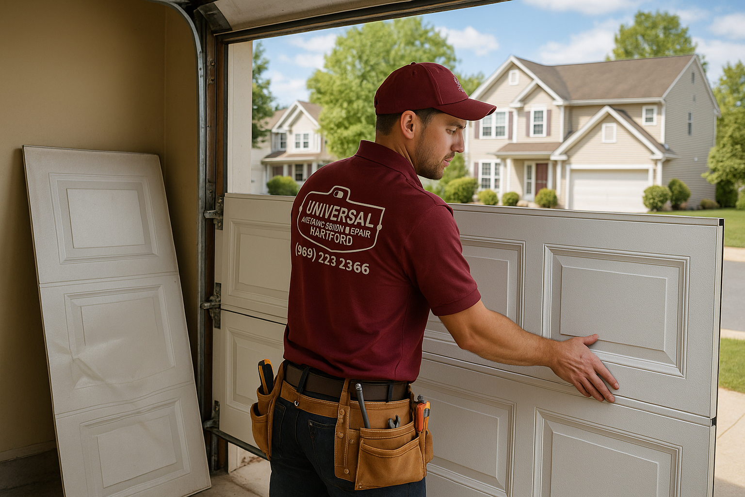 Garage Door Panel Replacement in Alta Sierra