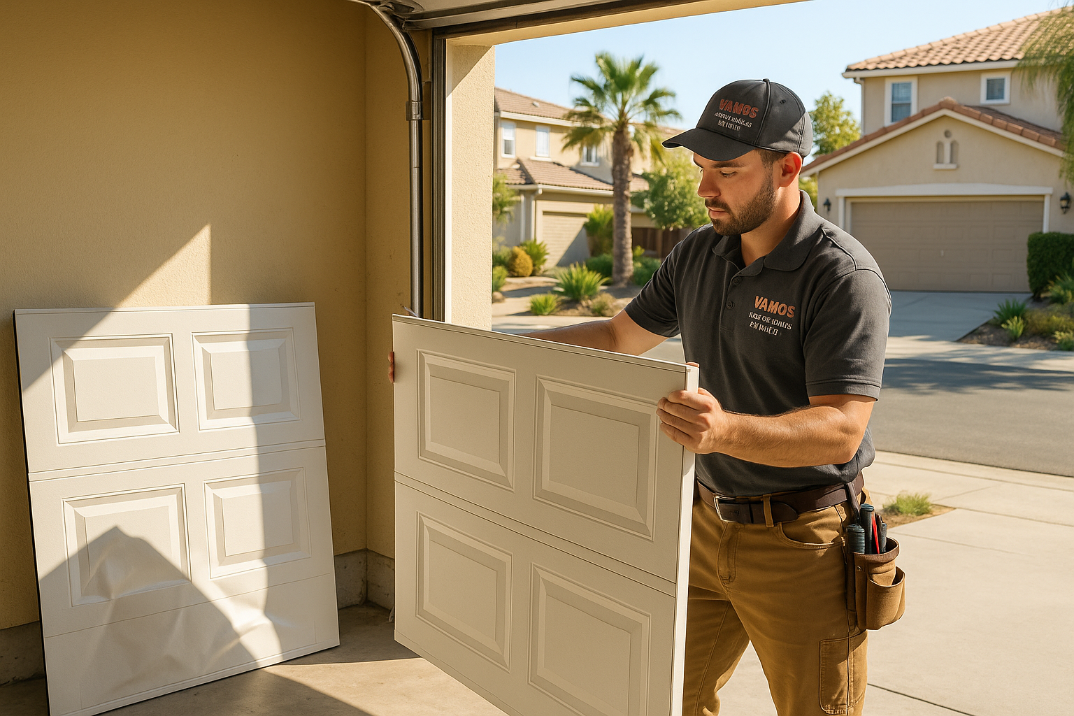 Garage Door Panel Replacement in Auburn