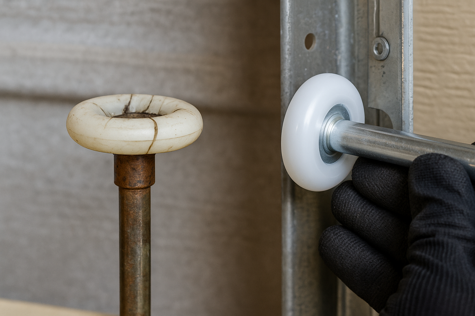 Garage Door Roller Replacement in Rancho Cordova