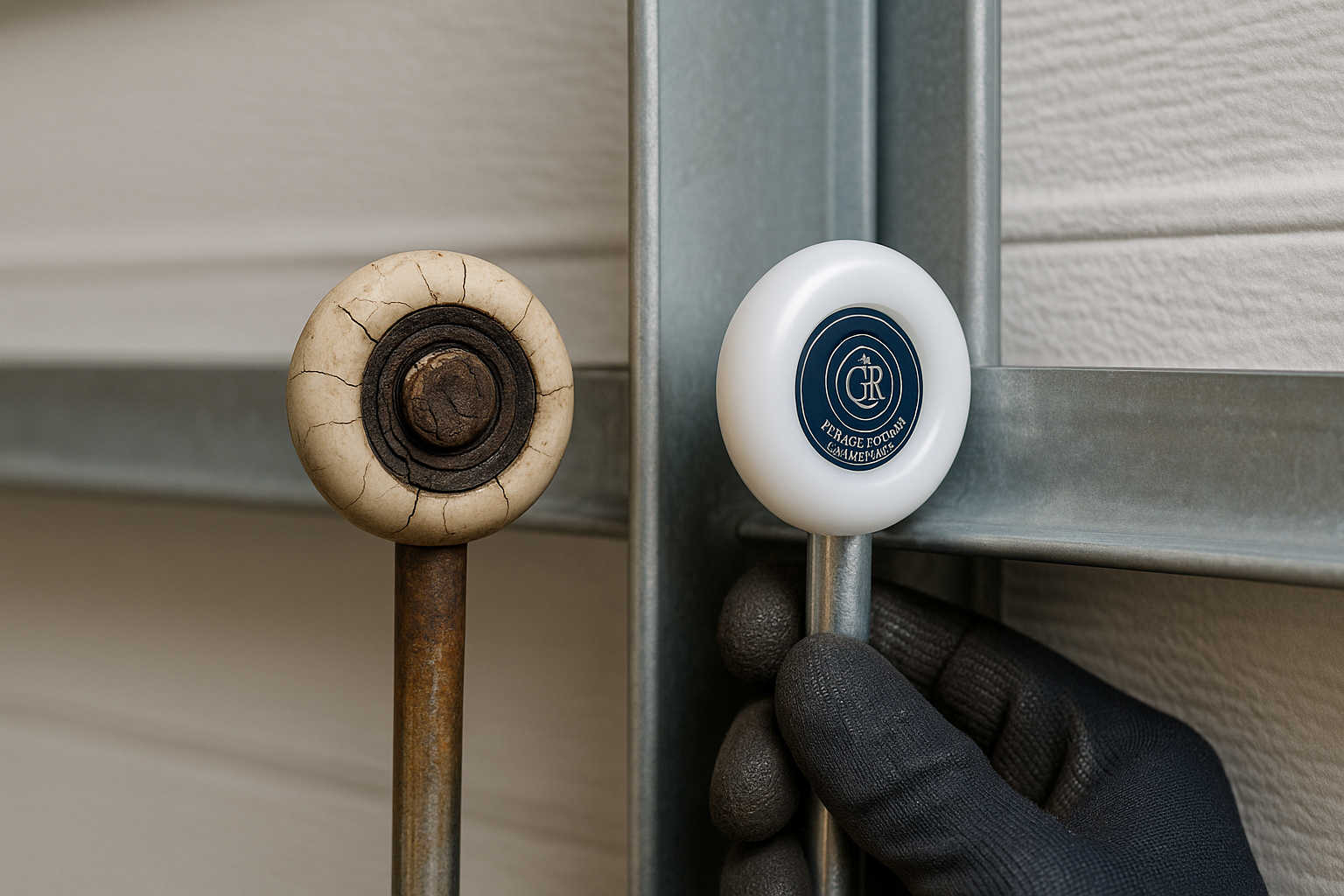 Garage Door Roller Replacement in Dixon