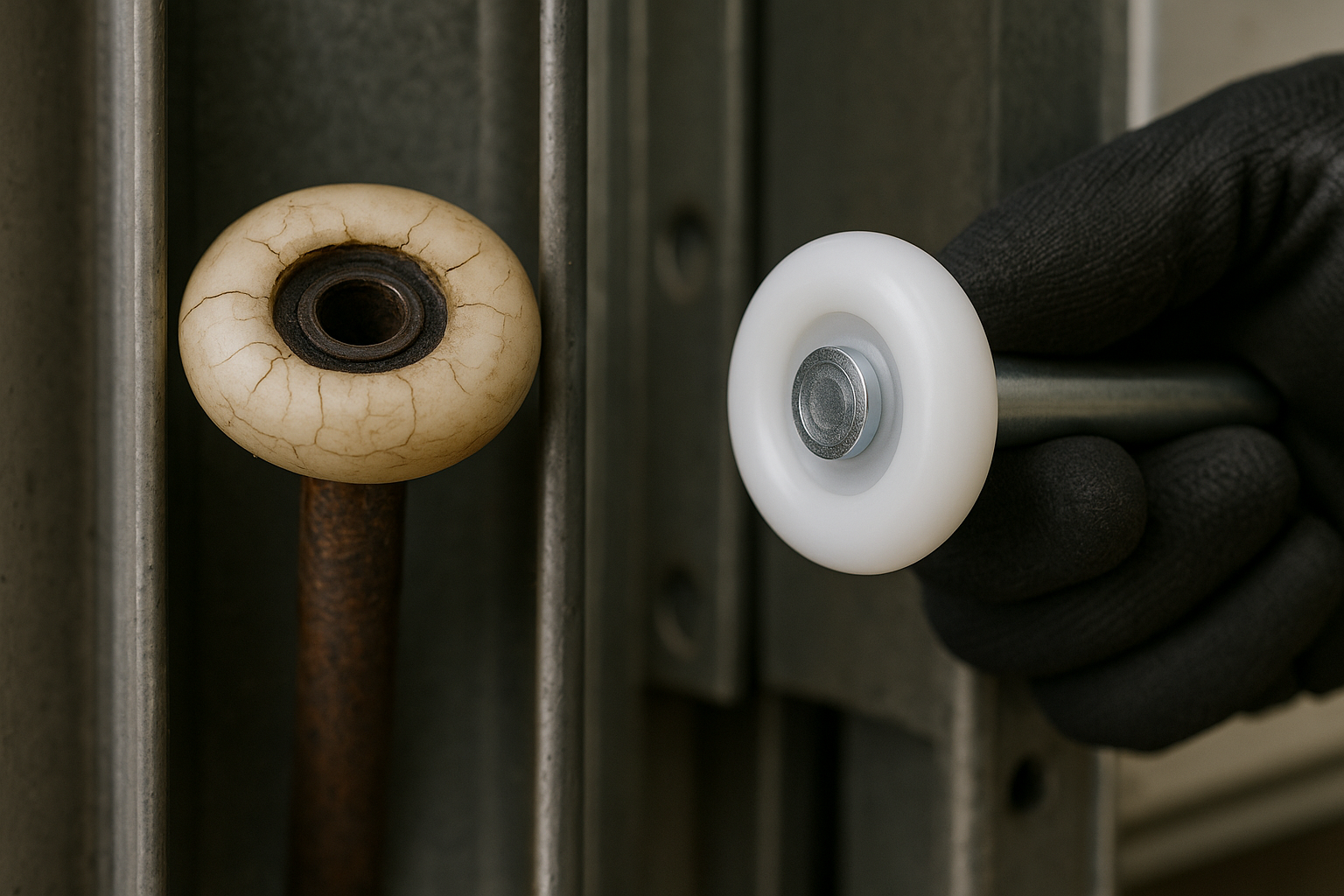 Garage Door Roller Replacement in Jackson
