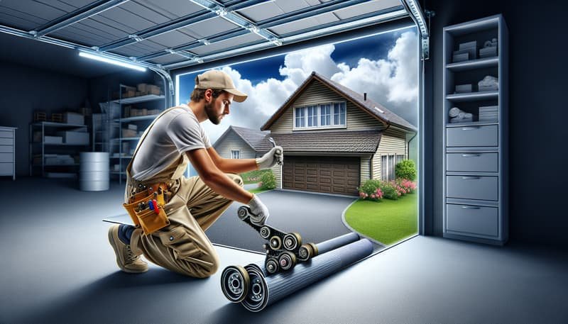 Garage Door Roller Replacement service in Rio Linda