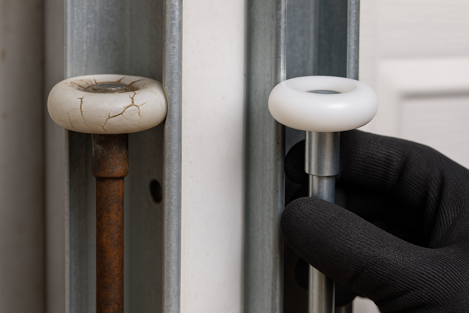 Garage Door Roller Replacement in Rio Linda