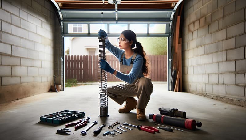 Garage Door Spring Repair service in Rancho Cordova
