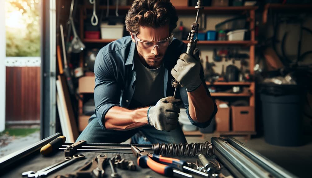 Our professional garage door roller replacement process