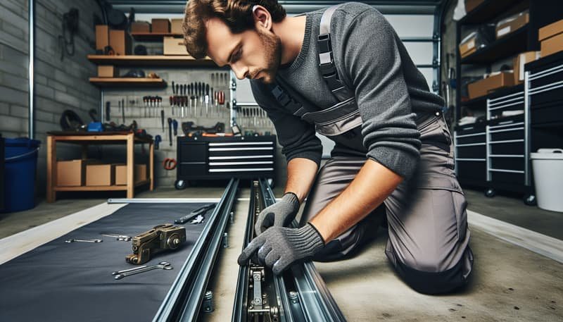 Garage Door Track Repair